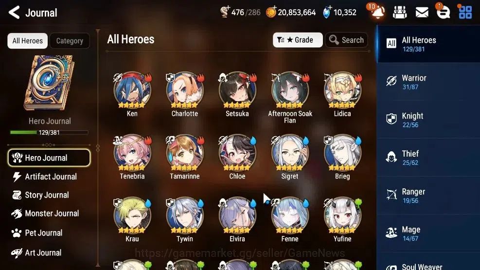 Epic Seven Accounts GLOBAL Unverif|NewEra|6 ML(Rhiana&Luciela,Ruele oL image 9