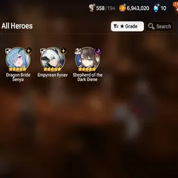 Epic Seven Accounts Starter Global Unverif|Starter|3ML(DBSenya,E.Iylnav,SotDDiene)|PoH+Bless ON|Stigma 4.7K|Check