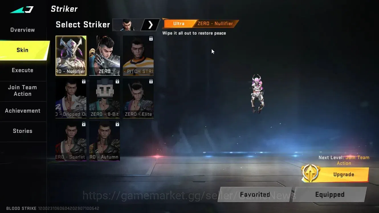 Blood Strike Accounts Others ASIA|ULTRA (ZERO-Nullifier)|Legendary Guns (M700, QBZ95-Blood Vengenace)|Loot Crate-Fallen 3