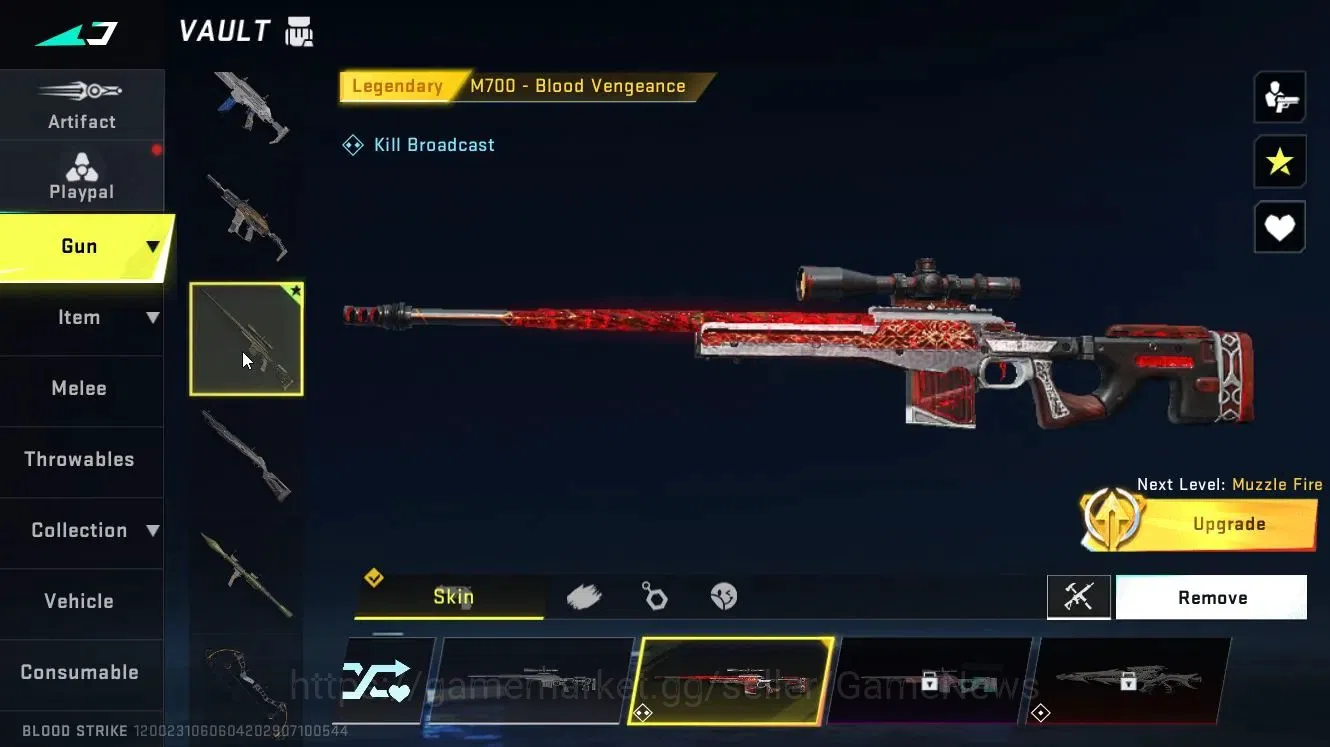 Blood Strike Accounts Others ASIA|ULTRA (ZERO-Nullifier)|Legendary Guns (M700, QBZ95-Blood Vengenace)|Loot Crate-Fallen 5