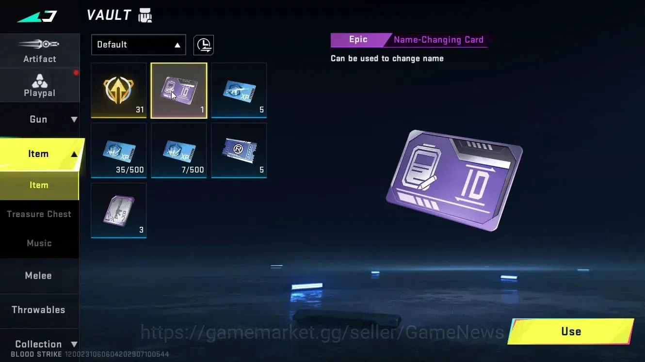 Blood Strike Accounts Others ASIA|ULTRA (ZERO-Nullifier)|Legendary Guns (M700, QBZ95-Blood Vengenace)|Loot Crate-Fallen 7