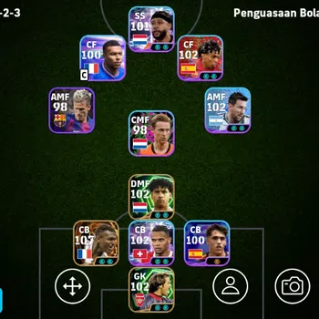 eFootball Accounts Others Mobile|PW 3125|Marcelo DesaillyBigT,ManuelAkanjiShowT,MemphisDepayShowT,DavidSeamanEpic,Frank