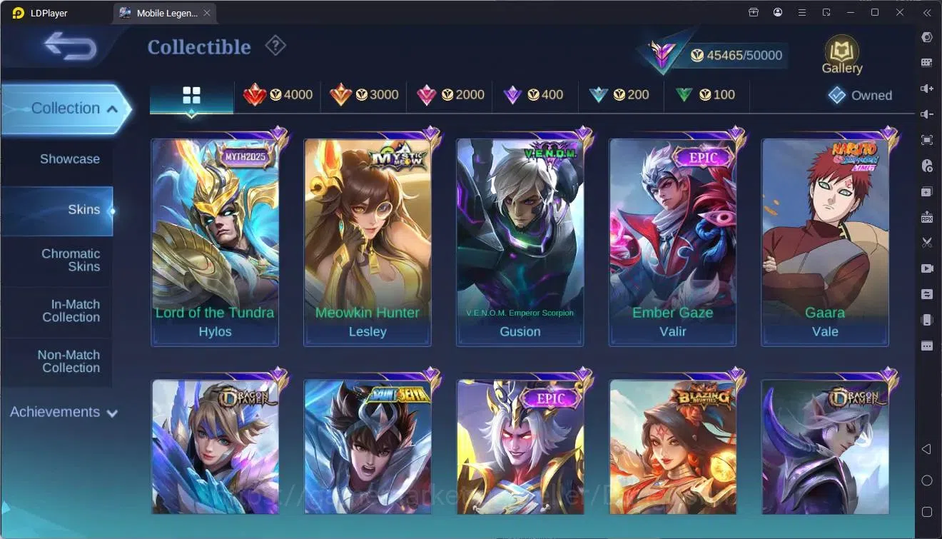Mobile Legends: Bang Bang Accounts Global|Hero 118|Skin 211|Renowned|KOF Karina|Lucky image 11
