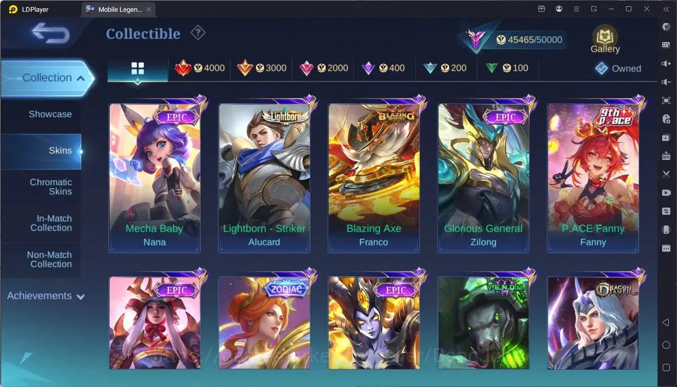 Mobile Legends: Bang Bang Accounts Global|Hero 118|Skin 211|Renowned|KOF Karina|Lucky image 9