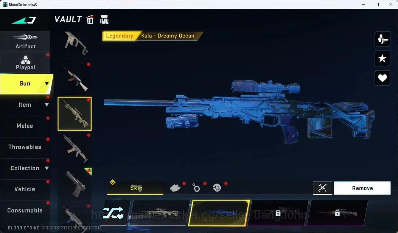 Blood Strike Accounts ASIA | ETERNAL Desert Eagle-Scorpius | 2 7DS: QBZ9 image 10