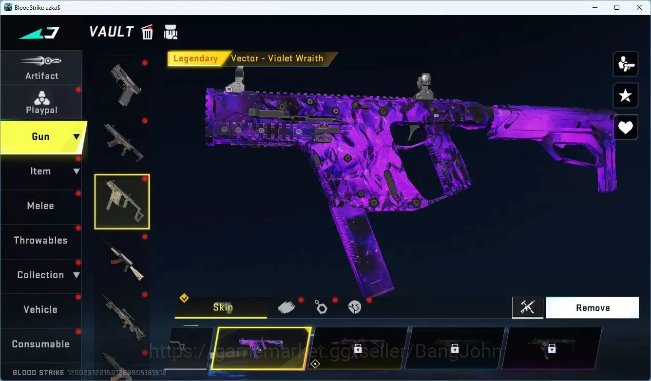 Blood Strike Accounts ASIA | ETERNAL Desert Eagle-Scorpius | 2 7DS: QBZ9 image 11