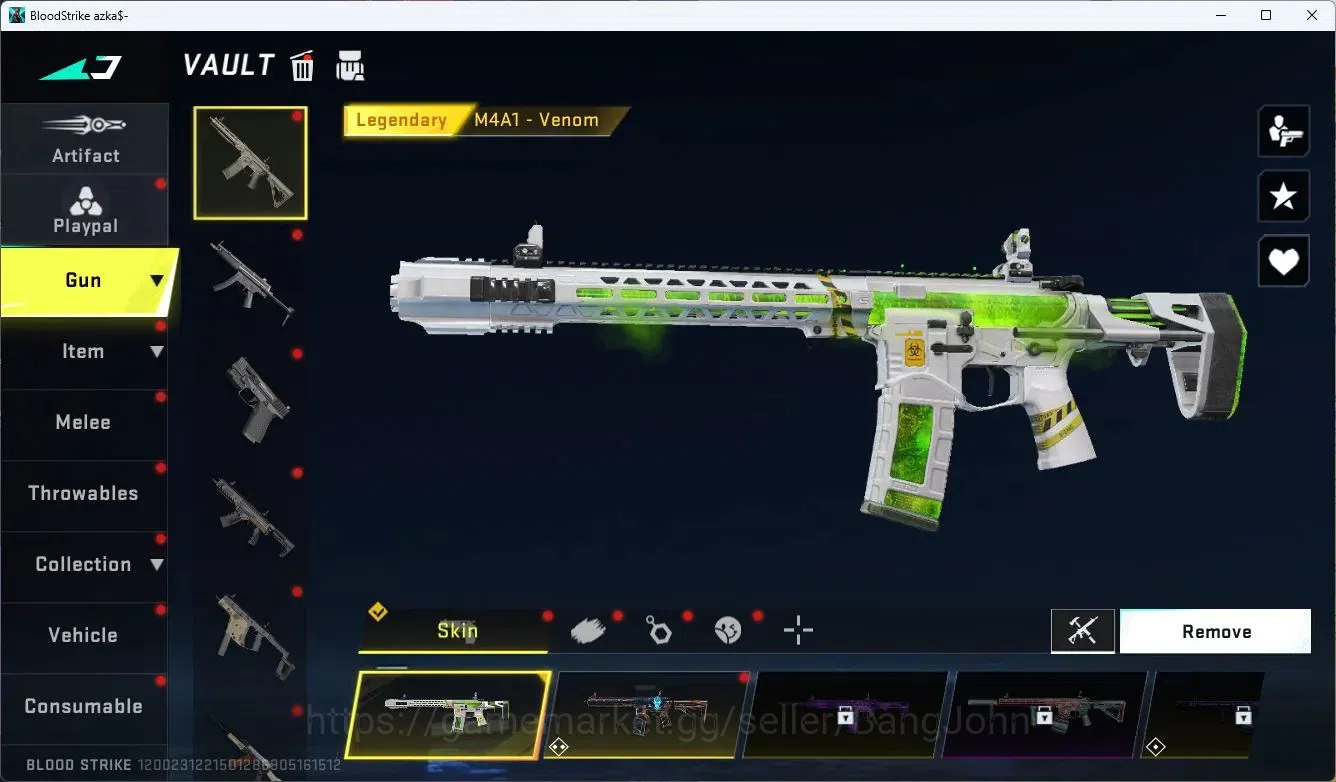 Blood Strike Accounts ASIA | ETERNAL Desert Eagle-Scorpius | 2 7DS: QBZ9 image 12