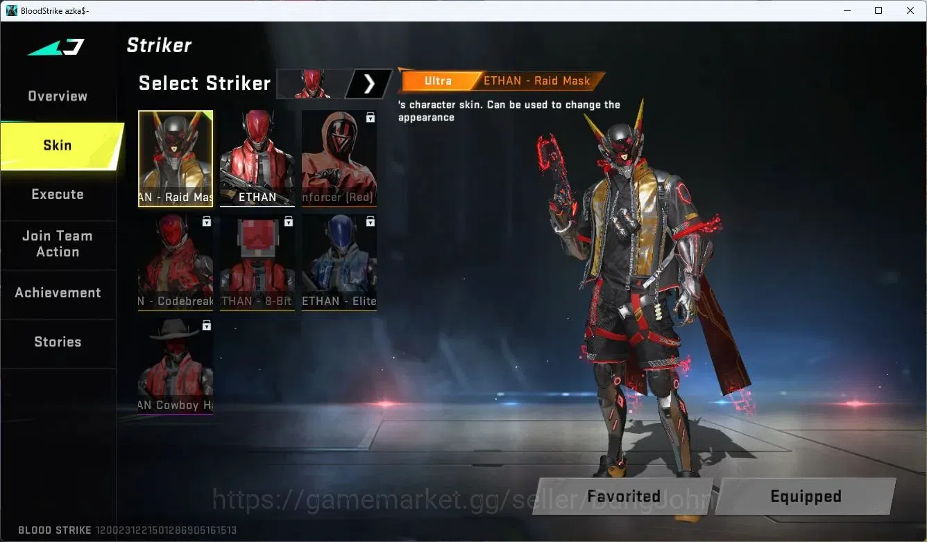 Blood Strike Accounts ASIA | ETERNAL Desert Eagle-Scorpius | 2 7DS: QBZ9 image 3