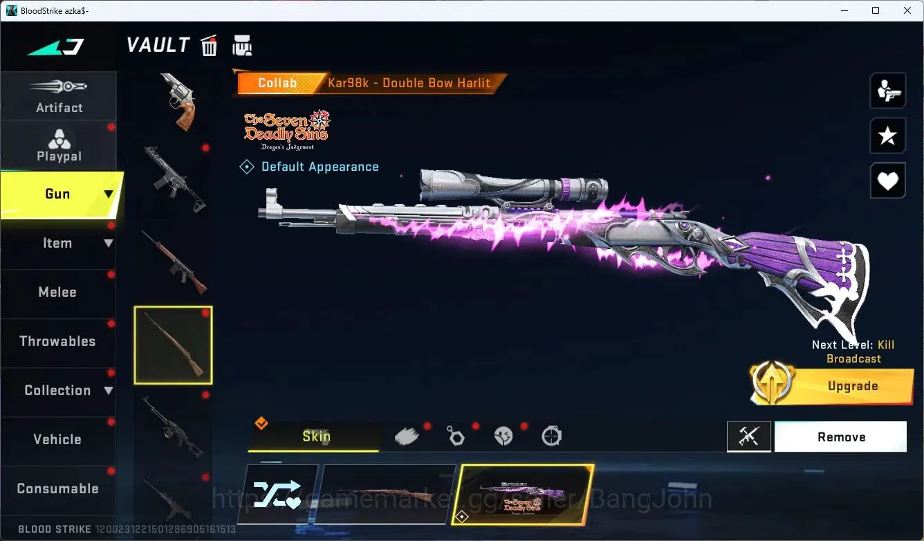 Blood Strike Accounts ASIA | ETERNAL Desert Eagle-Scorpius | 2 7DS: QBZ9 image 6