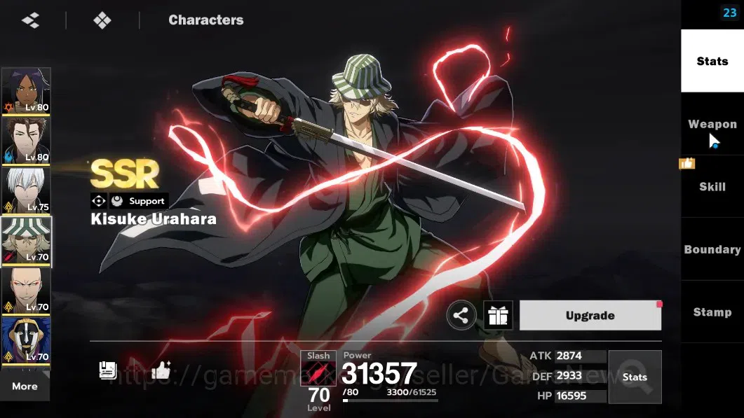 BLEACH: Soul Resonance Accounts NuverseSEA|LV 72|14 SSR[Aizen,Gin,UraharaB1,Ikkaku image 12