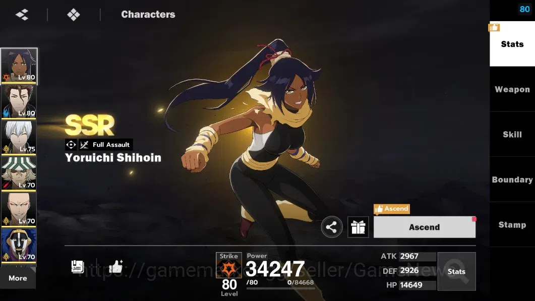 BLEACH: Soul Resonance Accounts NuverseSEA|LV 72|14 SSR[Aizen,Gin,UraharaB1,Ikkaku image 3