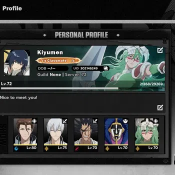 BLEACH: Soul Resonance Accounts NuverseSEA|LV 72|14 SSR[Aizen,Gin,UraharaB1,Ikkaku image 1