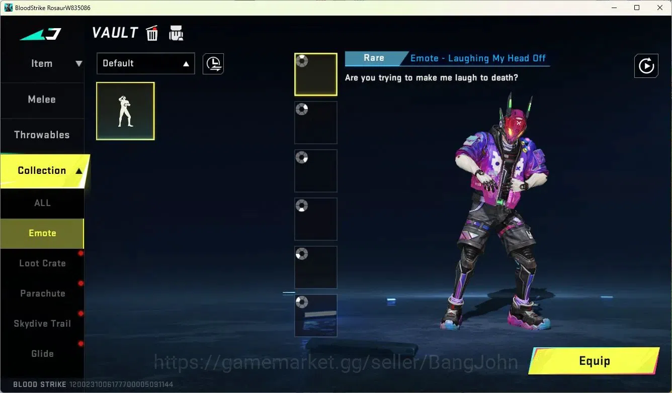 Blood Strike Accounts ASIA | Collab MCX-EVA-00 | Legendary Glock-Glacier image 10