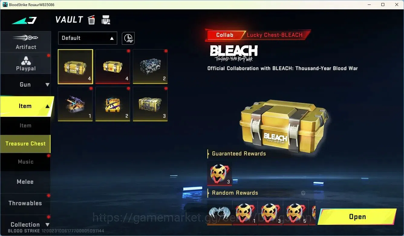 Blood Strike Accounts ASIA | Collab MCX-EVA-00 | Legendary Glock-Glacier image 11