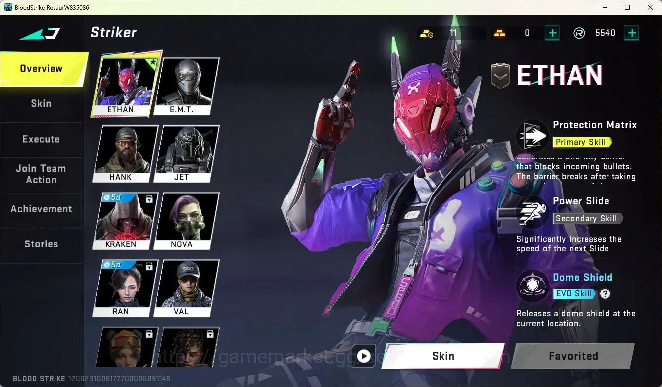 Blood Strike Accounts ASIA | Collab MCX-EVA-00 | Legendary Glock-Glacier image 4