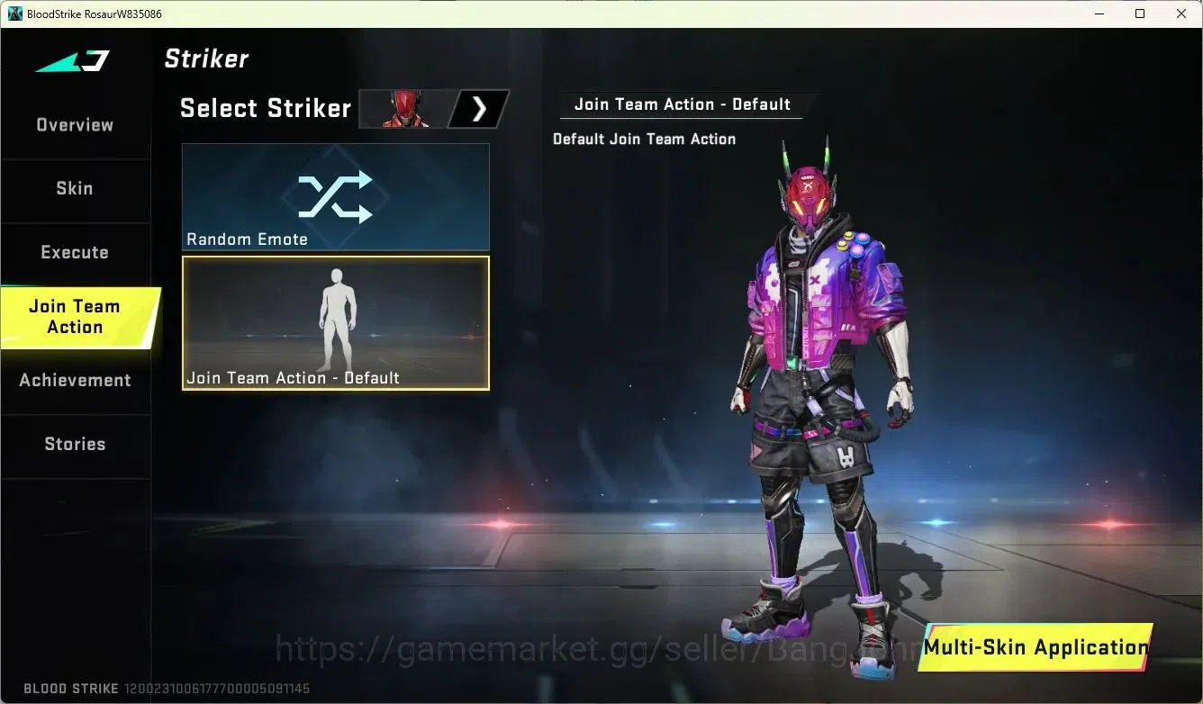 Blood Strike Accounts ASIA | Collab MCX-EVA-00 | Legendary Glock-Glacier image 6