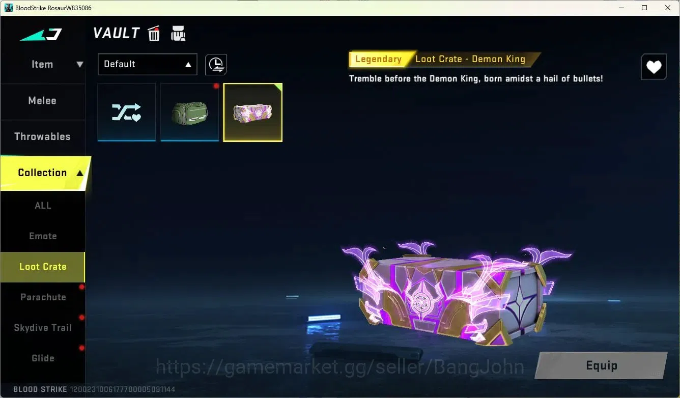 Blood Strike Accounts ASIA | Collab MCX-EVA-00 | Legendary Glock-Glacier image 9