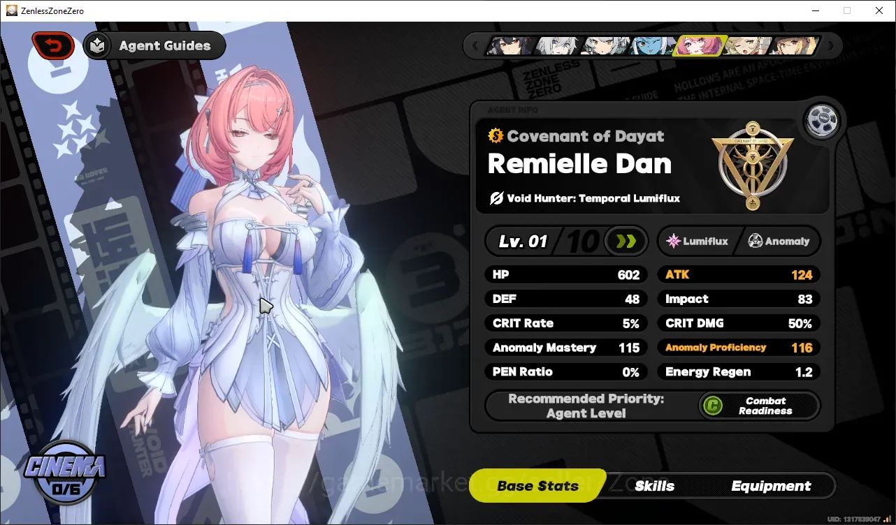 Zenless Zone Zero Accounts Others ASIA ALL Unset|IK 32 CH 2| Jane Doe+Sign, Remielle| MC Male | 237 1