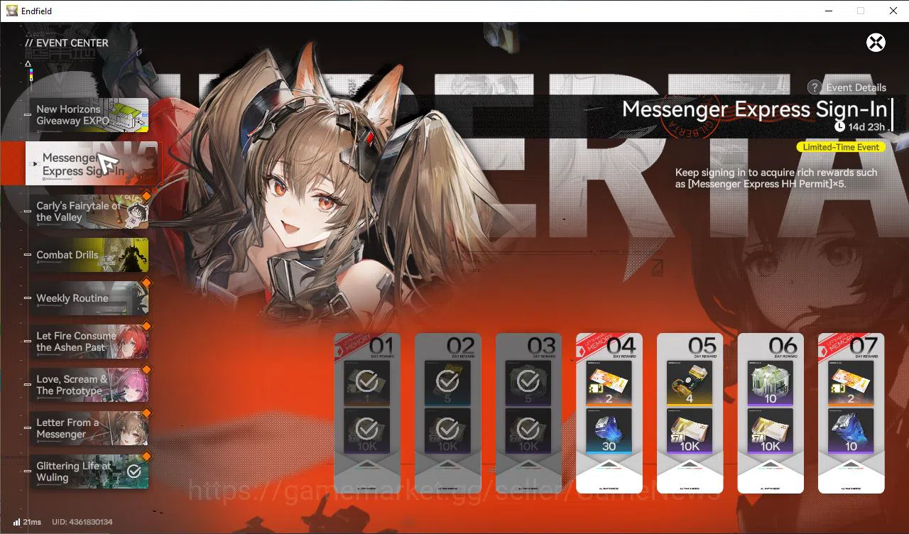 Arknights: Endfield Accounts Asia Lv51|6 SSR[Laevatain+Sign,Gilberta,Ember+Sign image 16