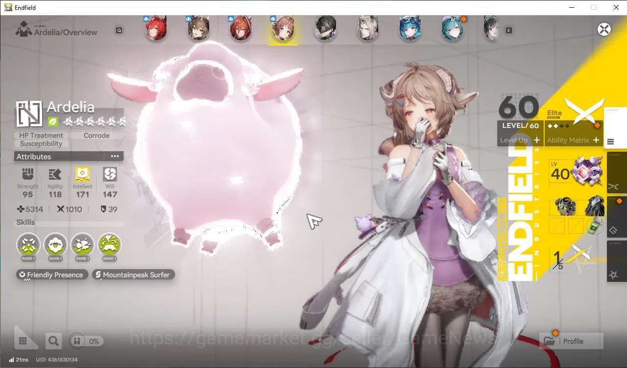 Arknights: Endfield Accounts Asia Lv51|6 SSR[Laevatain+Sign,Gilberta,Ember+Sign image 5