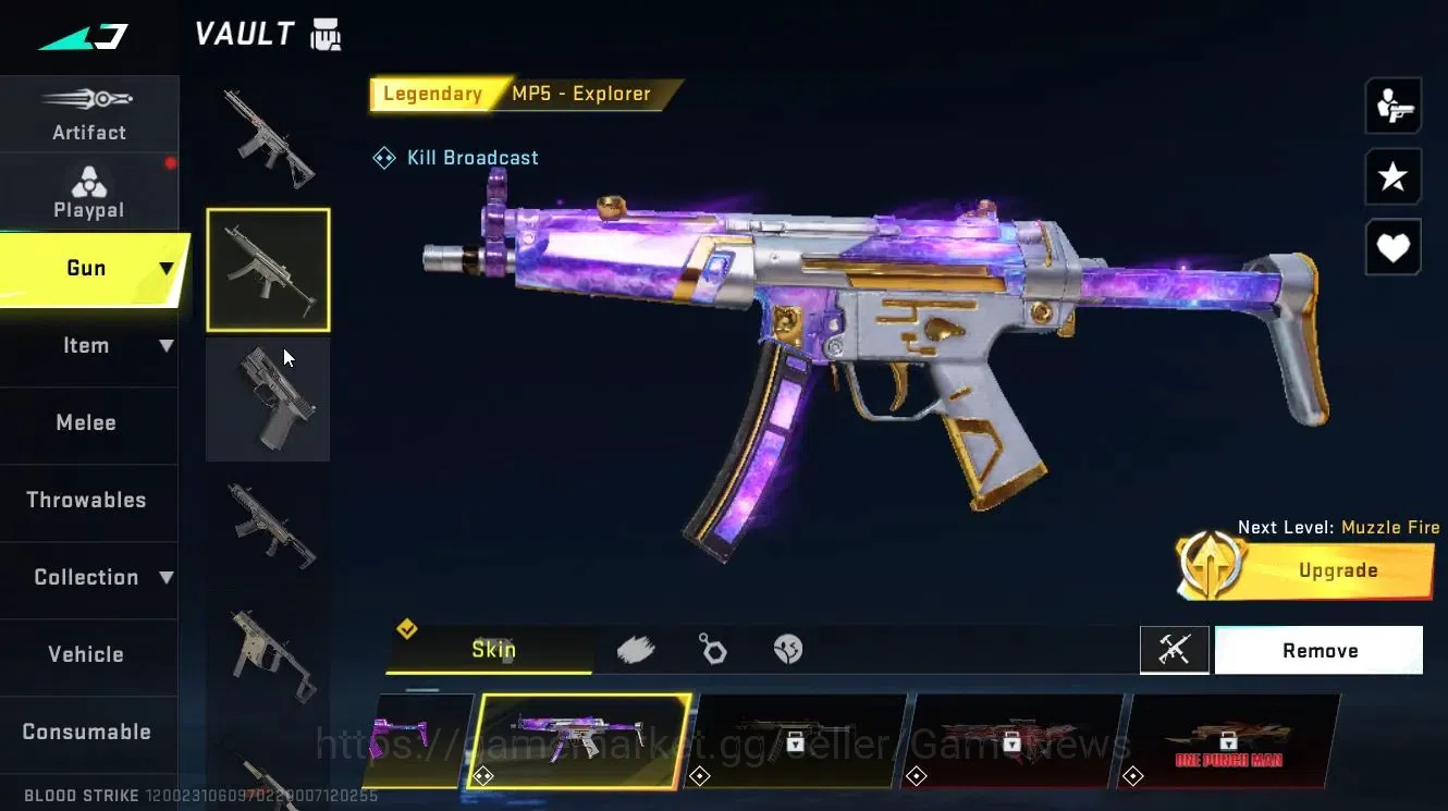 Blood Strike Accounts Collab Skin ASIA|ETERNAL Kala-Whisper Lv3|ULTRA RAN-Pitch Strike,Loot Crate-FallenStar|Legendary 6