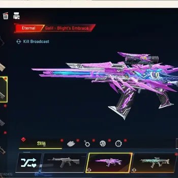 Blood Strike Accounts Collab Skin ASIA|Eternal: Galil - Blight's Embrace |Limited: AMX|Collab AOT: M4A1 |4 Ultra Guns|Melee