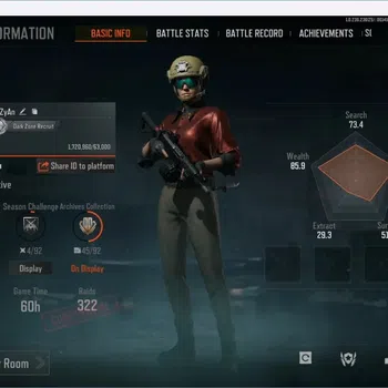 Arena Breakout High Value Mobile | LV 30 | SV 18.3 M | Maelstrom AUG, Koi AK image 1