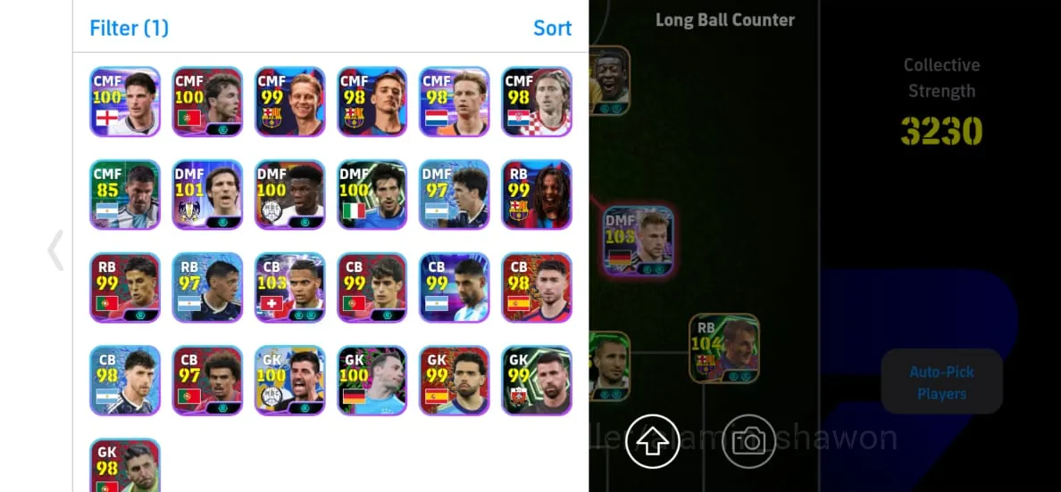 eFootball アカウント チームパワー3230 Buy eFootball Accounts - eFootball Top-Tier ID | 3230