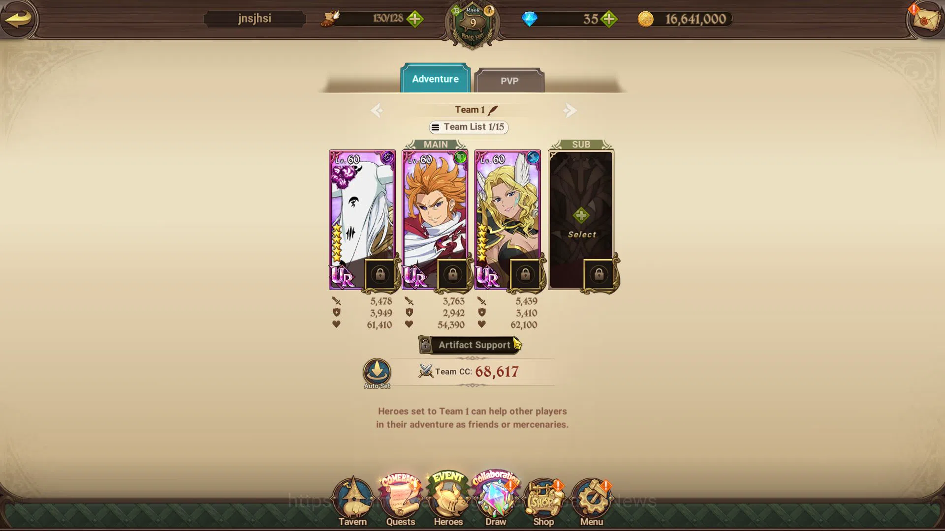 The Seven Deadly Sins: Grand Cross Accounts Starter Global|476K CC|Starter Ch2|4 UR| Mael,Thor,Arthur,Demon King Meliodas 6