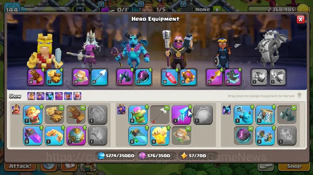 Clash of Clans Accounts LV 144|TH 13 - BH 7|HH 7|Limited Skin|BK 61,AQ 75, image 16