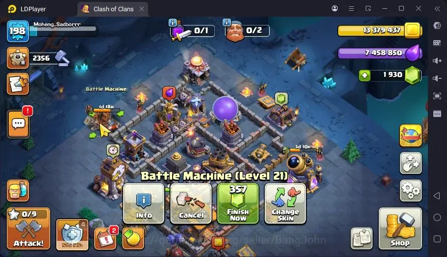 Clash of Clans Accounts TH 15-BH 10|LVL198|BK84,AQ88,MP59,GW62,RC33,DD5|BM image 11