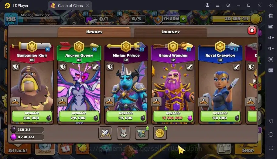 Clash of Clans Accounts TH 15-BH 10|LVL198|BK84,AQ88,MP59,GW62,RC33,DD5|BM image 5