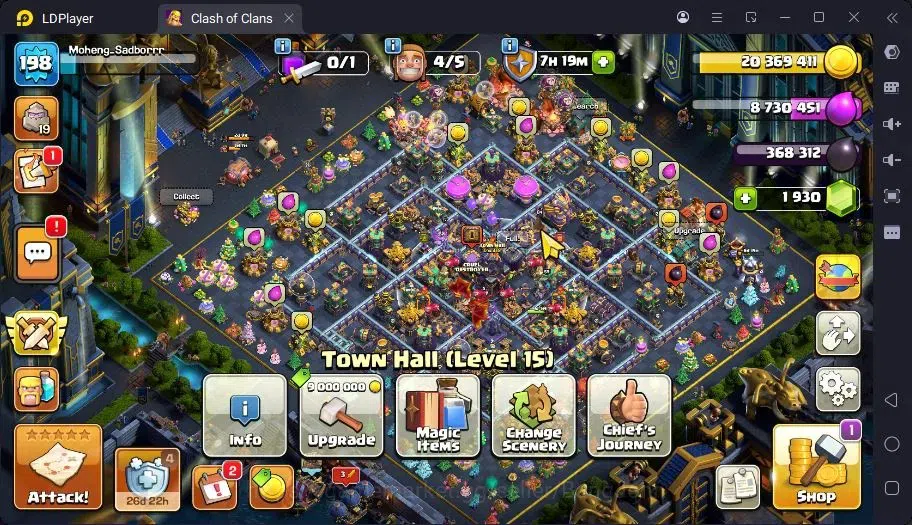 Clash of Clans Accounts TH 15-BH 10|LVL198|BK84,AQ88,MP59,GW62,RC33,DD5|BM image 9