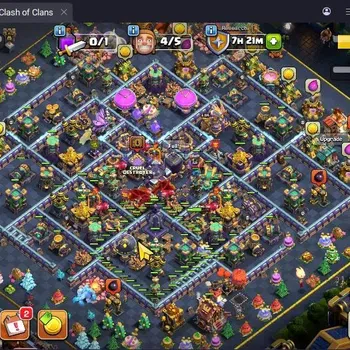 Clash of Clans High-End TH 15-BH 10|LVL198|BK84,AQ88,MP59,GW62,RC33,DD5|BM image 1
