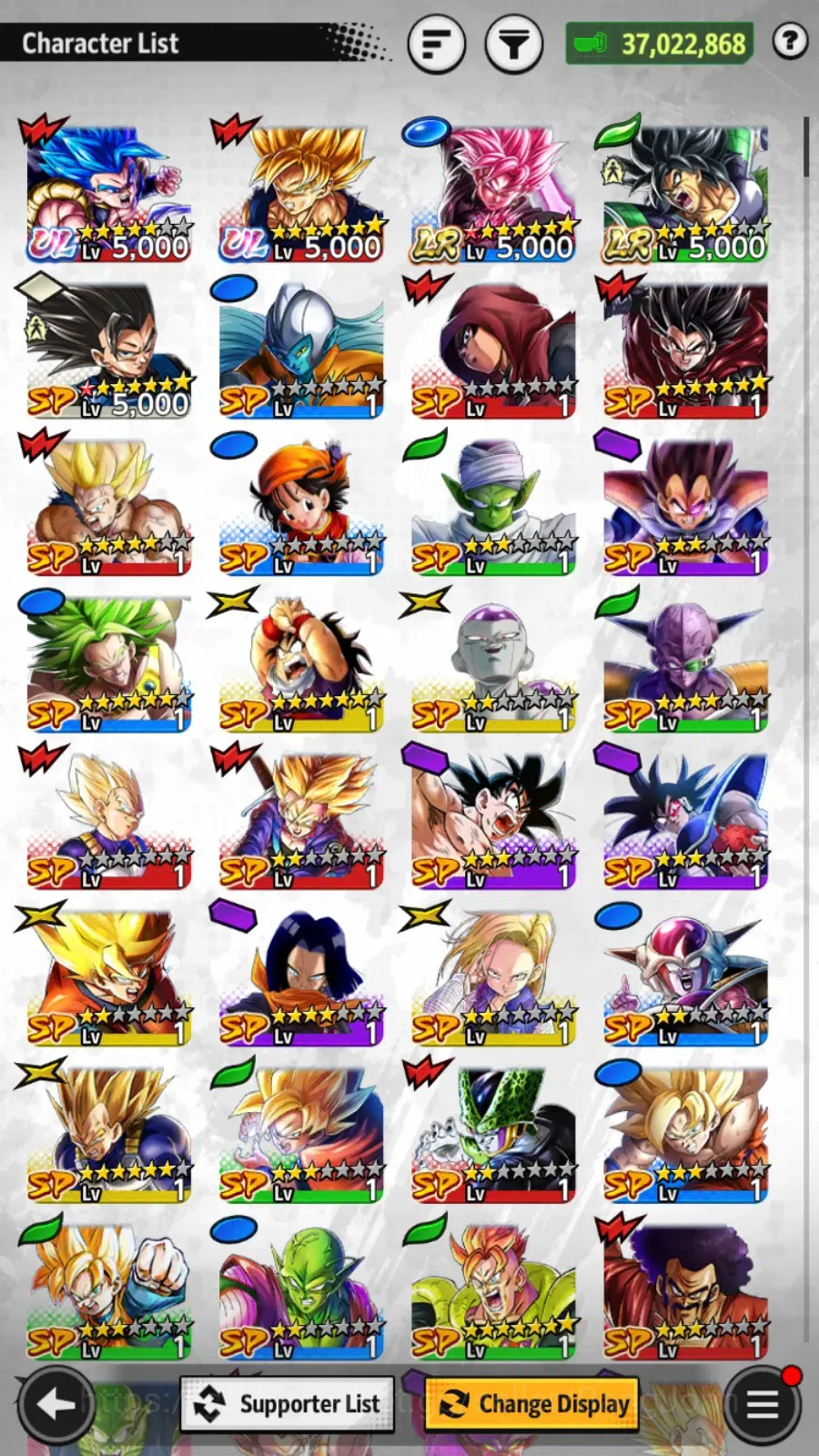 Dragon Ball Legends Accounts Android | Lvl 162|37M Total Power |2 LR|2 UL| LR G image 11