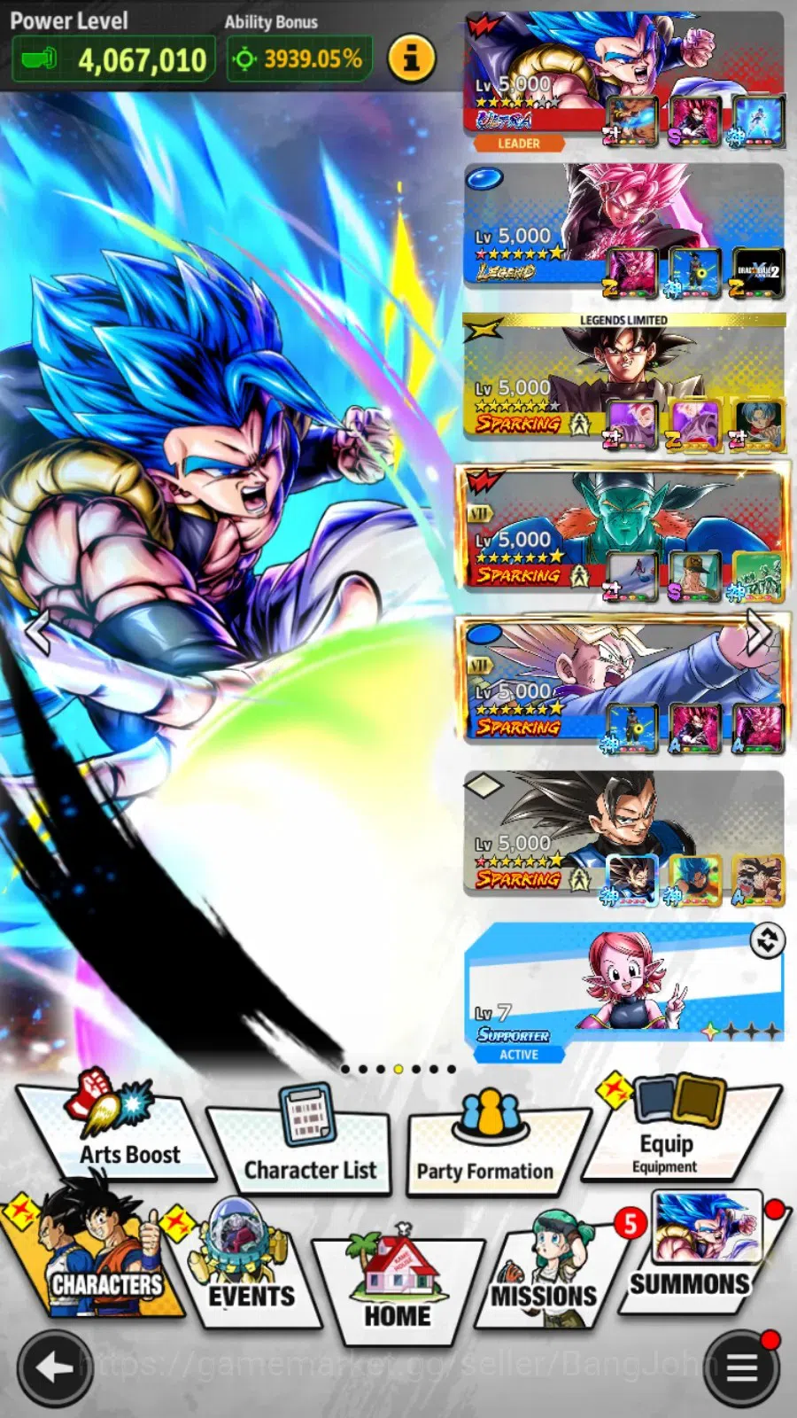 Dragon Ball Legends Accounts Android | Lvl 162|37M Total Power |2 LR|2 UL| LR G image 12