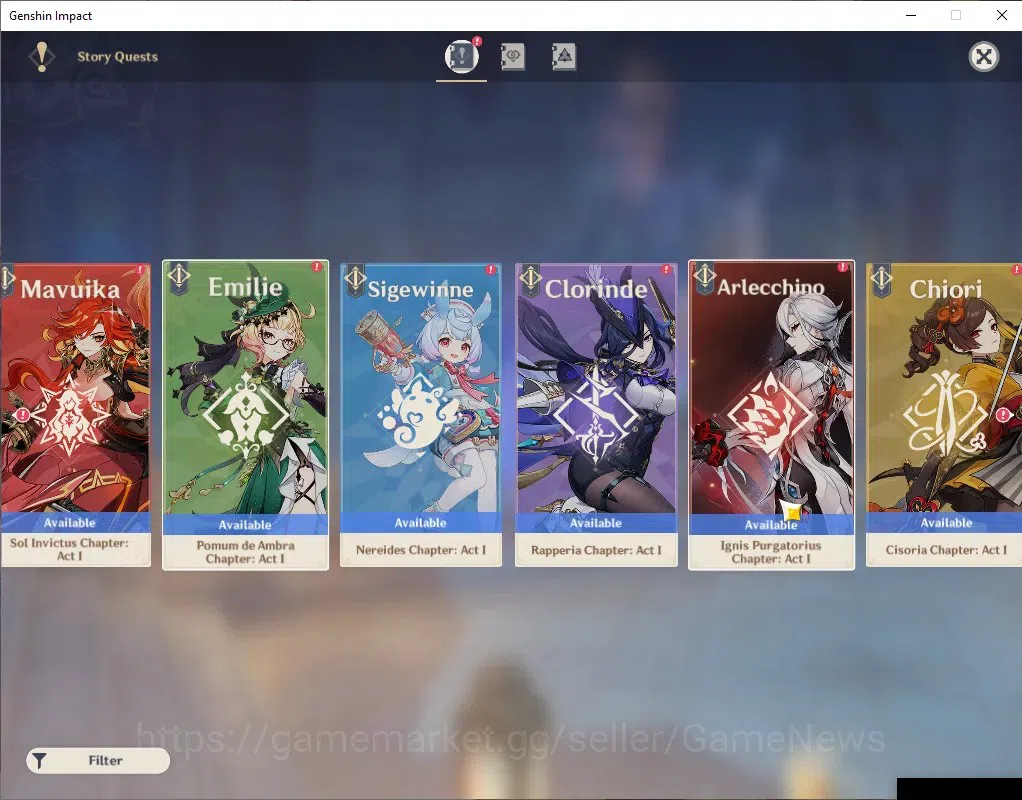 Genshin Impact Accounts ASIA|AR 56|All Unset|5 Limited+ 7(*5Wep)|[Flins,Ne image 20
