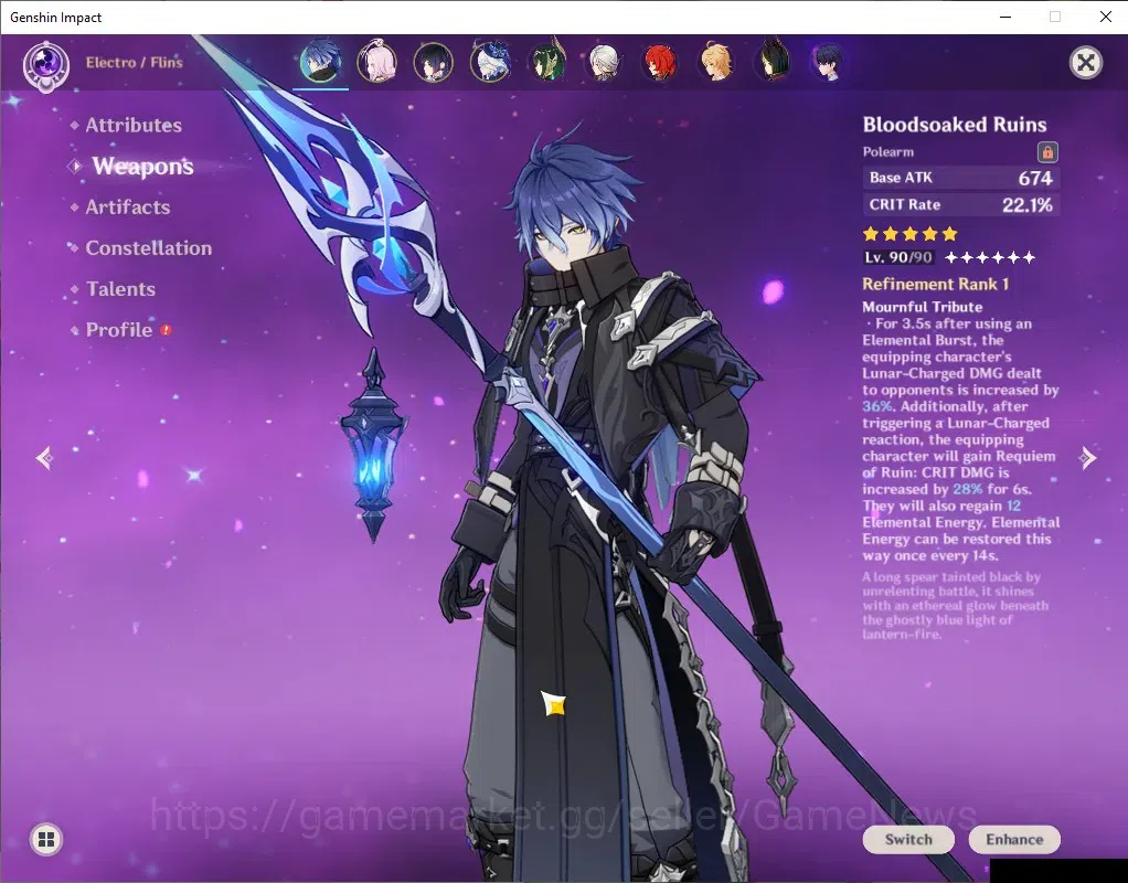 Genshin Impact Accounts ASIA|AR 56|All Unset|5 Limited+ 7(*5Wep)|[Flins,Ne image 3