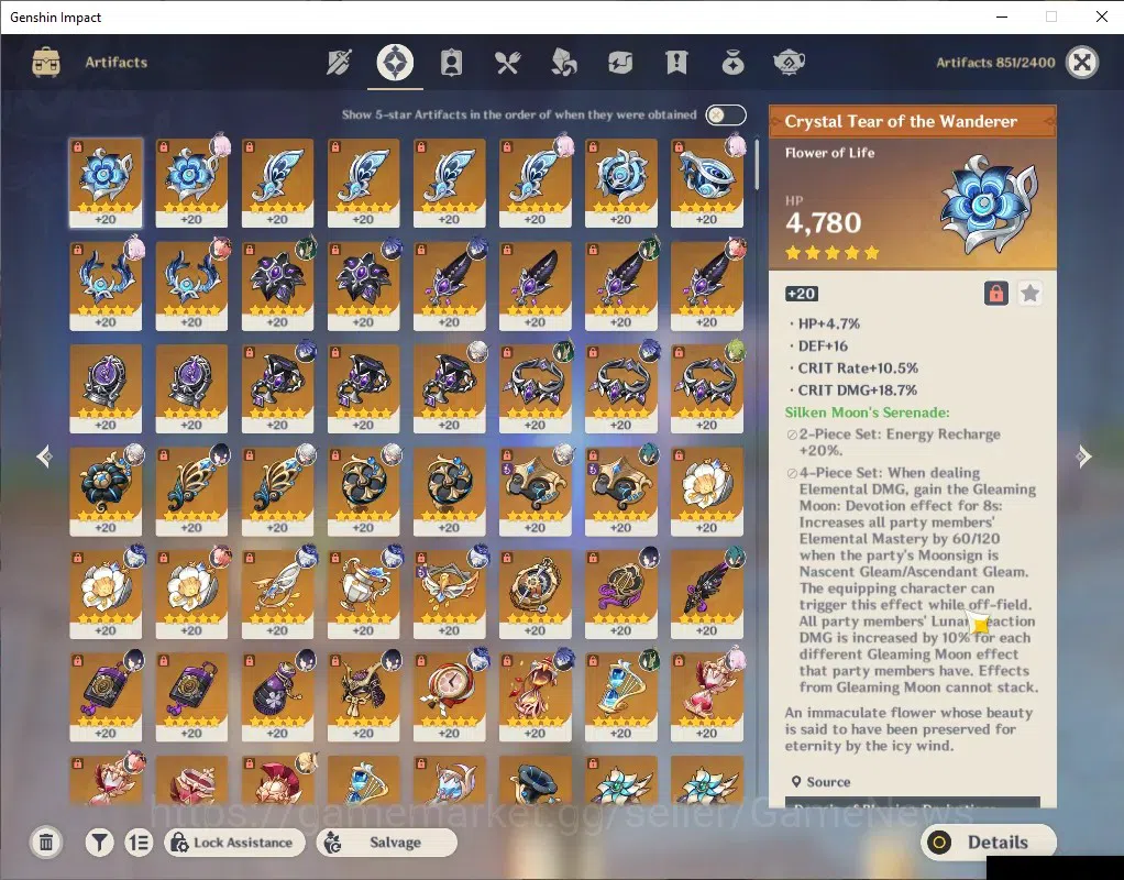 Genshin Impact Accounts ASIA|AR 56|All Unset|5 Limited+ 7(*5Wep)|[Flins,Ne image 8