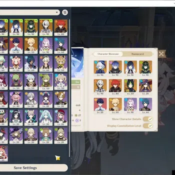 Genshin Impact Mid Game ASIA|AR 56|All Unset|5 Limited+ 7(*5Wep)|[Flins,Ne image 1