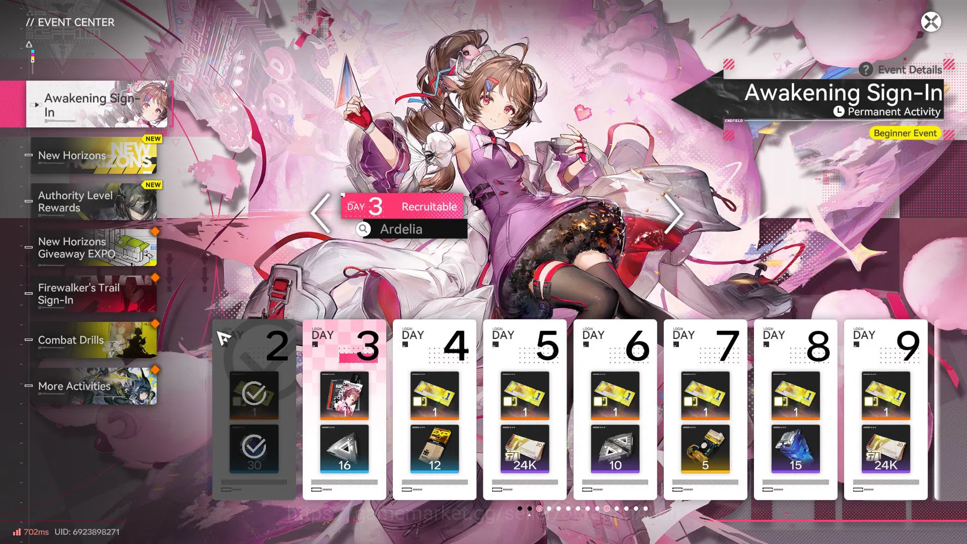 Arknights: Endfield Accounts NA/EU Lv 2 |Starter Meta SSR (Gilberta) + 5 SR Char+ 1 W6 (Former Finery)|Female