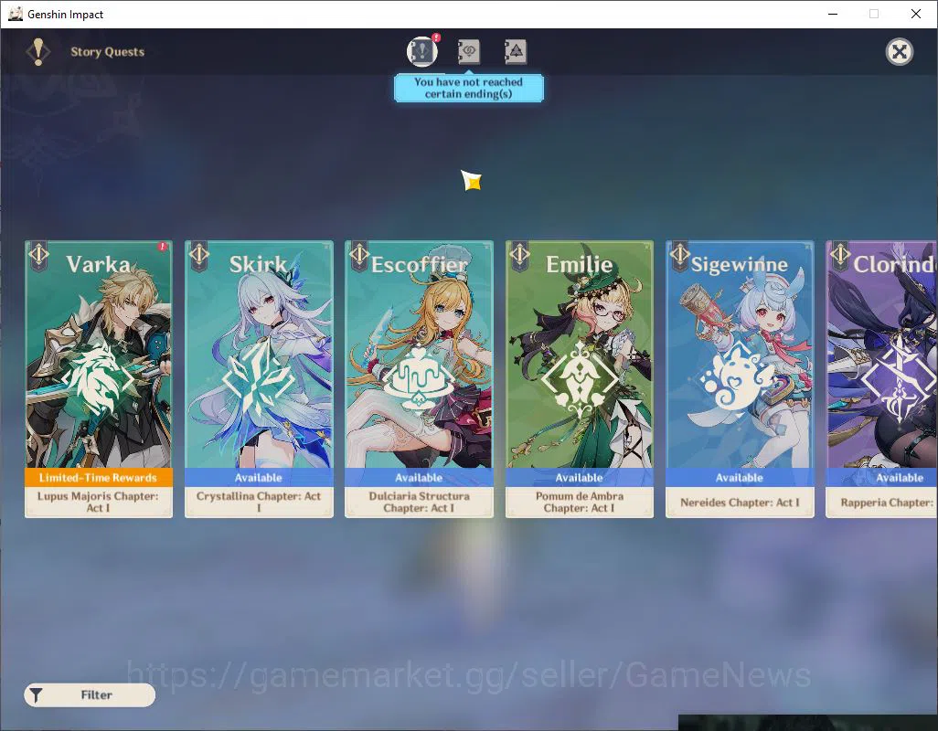 Genshin Impact Accounts Asia|AR 59|11 Limited +8(*5WEP)|(Neuvillette+Skin, image 15