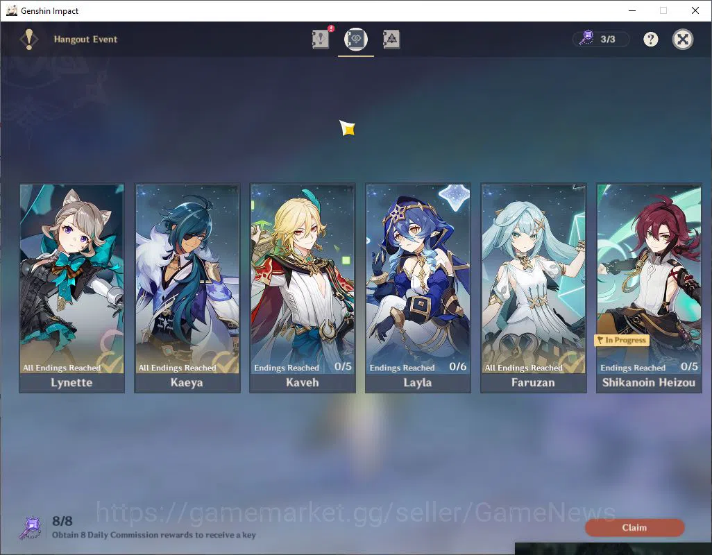 Genshin Impact Accounts Asia|AR 59|11 Limited +8(*5WEP)|(Neuvillette+Skin, image 16