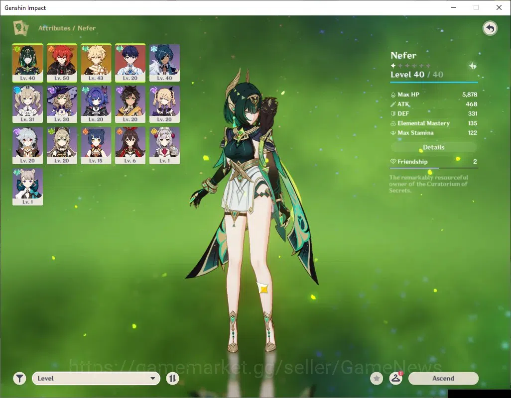 Genshin Impact Accounts ASIA | AR 29 | 1 Limited + 1 (*5Standard) | Nefer  image 3