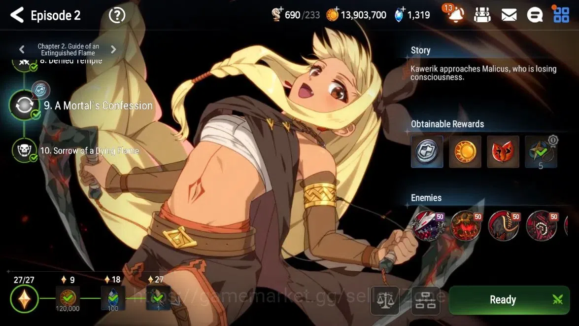 Epic Seven Accounts Starter Global Unverif|Starter|4ML(LQC,Belian,SNYulha,EAA Fumyr)|PoH+BlessON|Theater 4