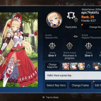 Epic Seven Accounts Starter Global Unverif|Starter|4ML(LQC,Belian,SNYulha,EAA Fumyr)|PoH+BlessON|Theater