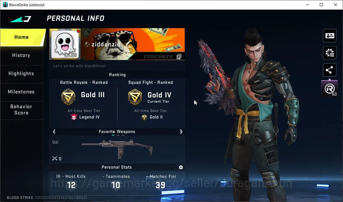 Blood Strike Accounts ASIA|Eternal FN2000-Requiem|4 Ultra UMP45-Oni,AR97 image 4