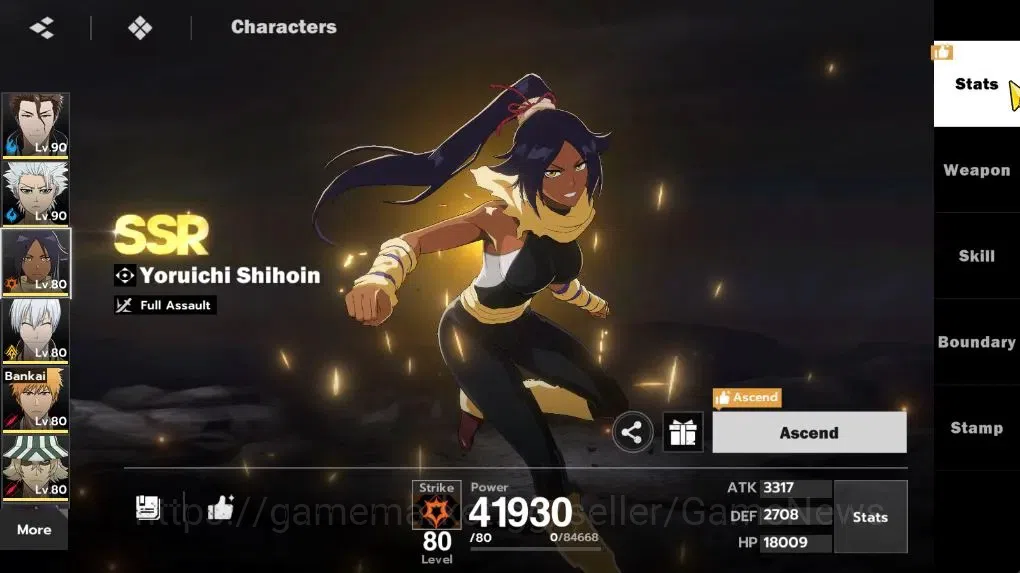BLEACH: Soul Resonance Accounts NuverseSEA LV 67|11 SSR 10