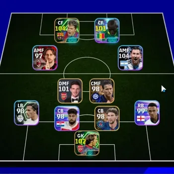 eFootball Accounts Legends & Iconic Players Android|Power 3067|Epic Javier Saviola,David Seaman,Andriy Shevchenko|Show Time