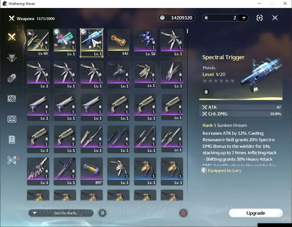 Wuthering Waves Accounts NA |UL 47|2 Limited| [Lucy RC 6, Rebecca] + Sign | image 6